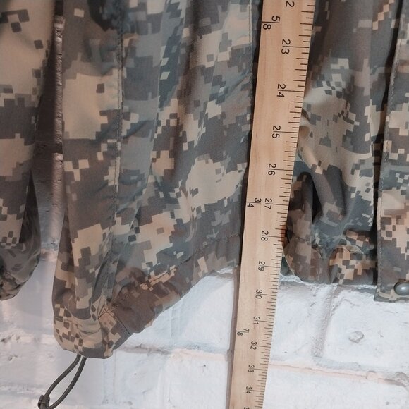 US Military Army Jacket Mens M Digital Camo Soft Shell Hooded Cold Weather - Picture 11 of 14